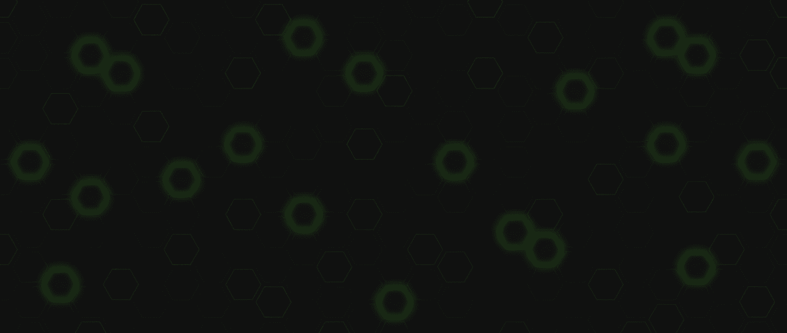 Green Honeycomb Pattern