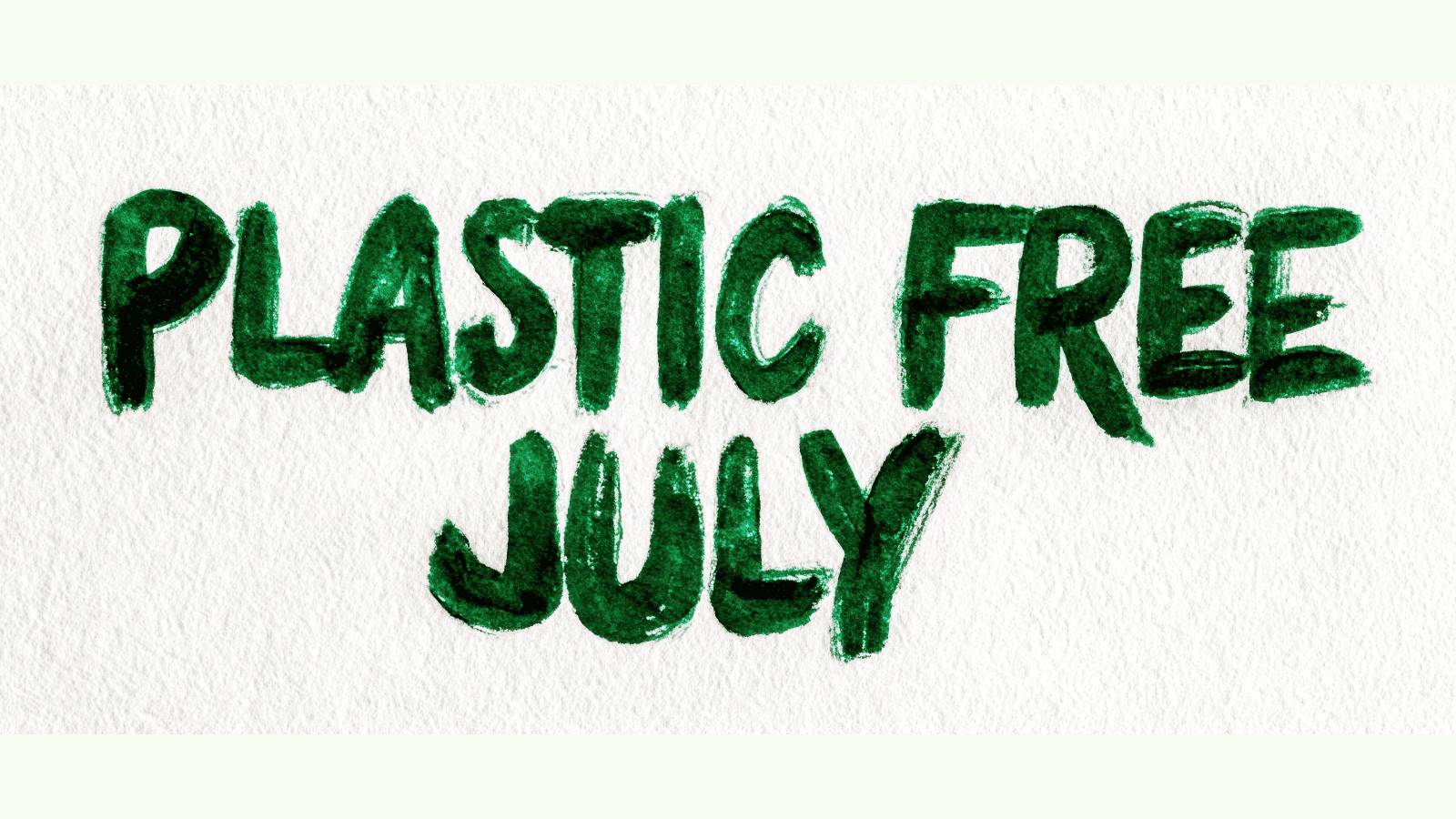 plastic free July