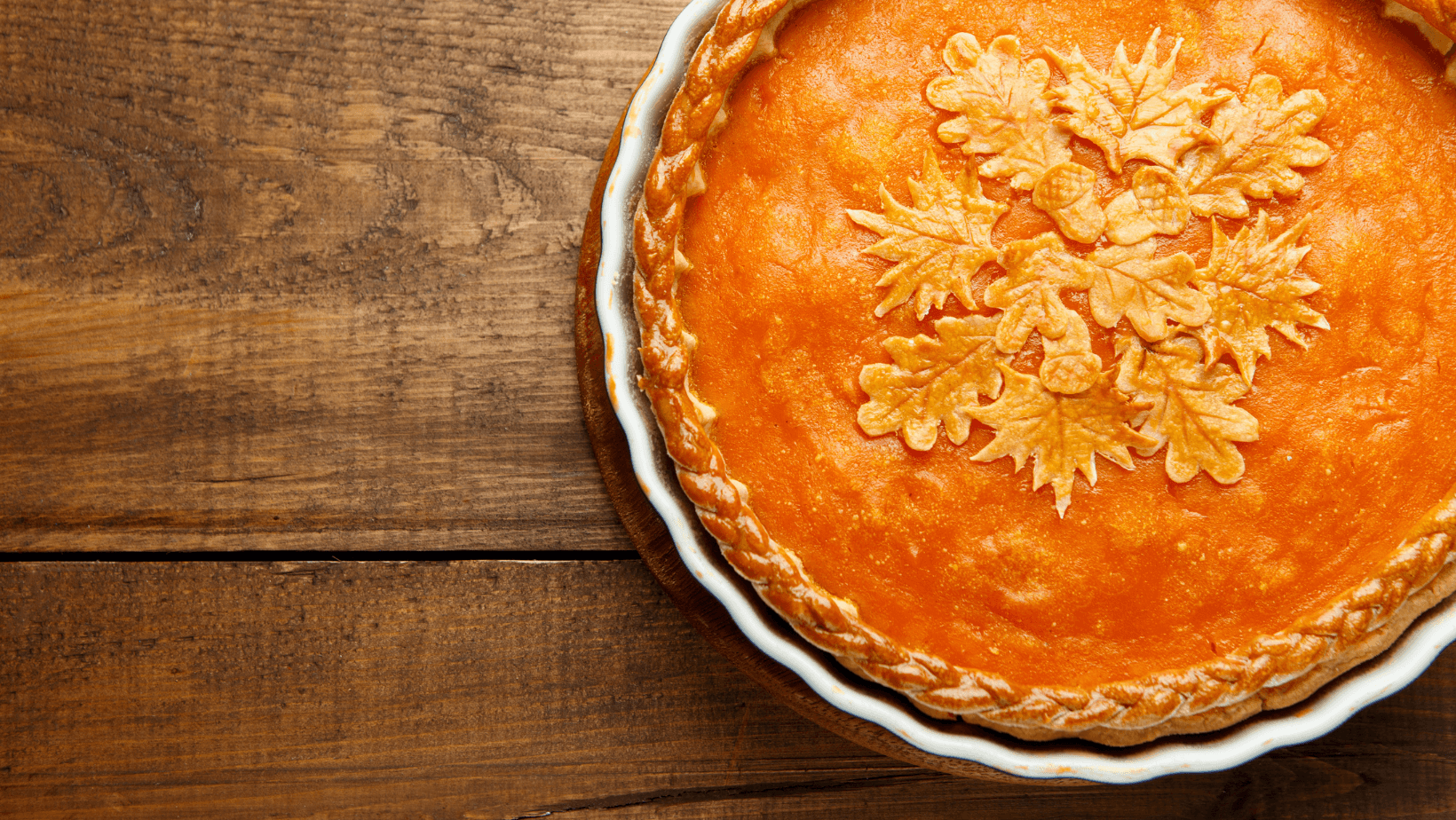 Traditional american homemade vegan pumpkin pie