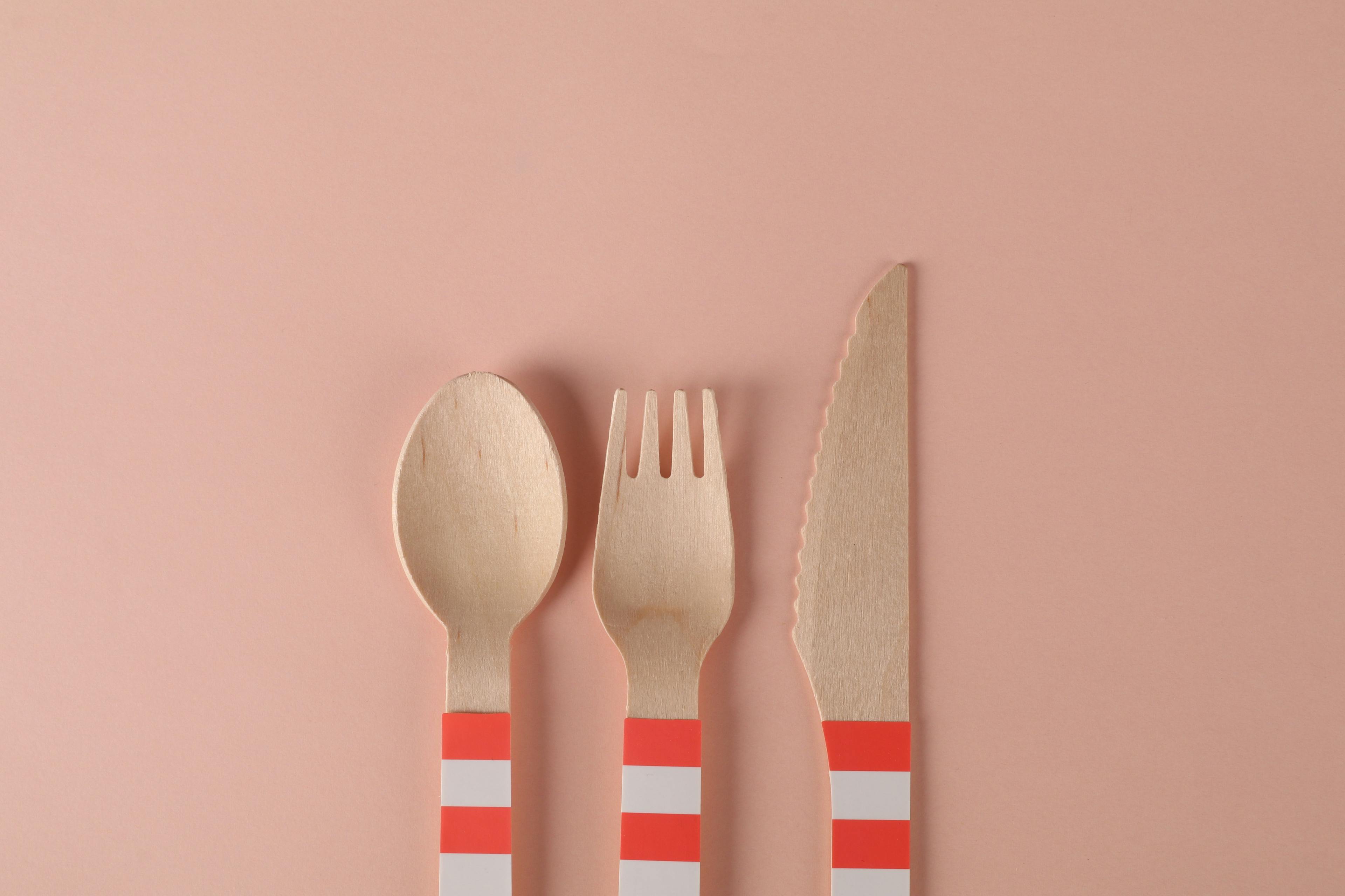 wooden eco-friendly cutlery
